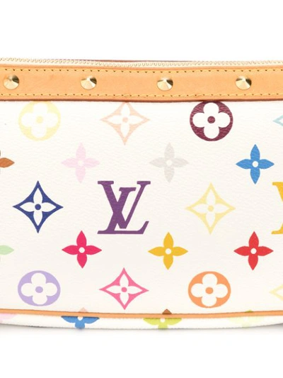 Shop Pre-owned Louis Vuitton Pochette Hand Bag In White