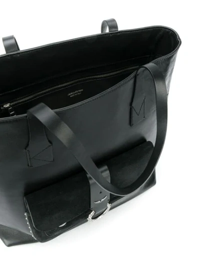 Shop Zadig & Voltaire X Kate Moss Shopper Bag In Black