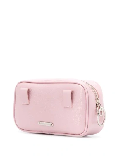 Shop Rebecca Minkoff Quilted Camera Belt Bag In Pink