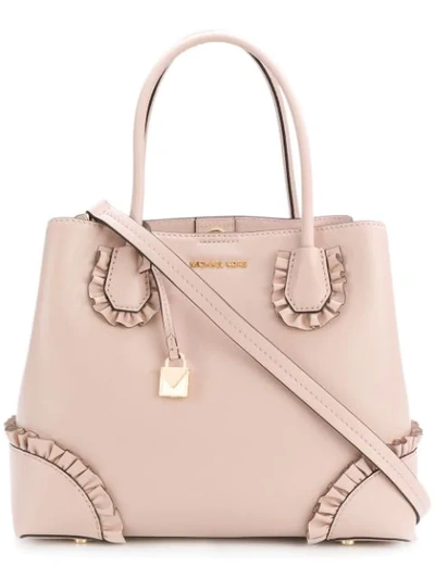 Shop Michael Michael Kors Mercer Tote In Pink