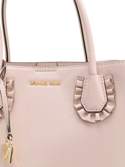 Shop Michael Michael Kors Mercer Tote In Pink