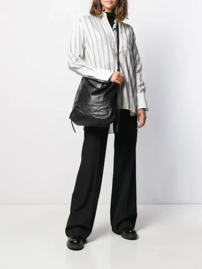 Shop Ann Demeulemeester Andras Large Shoulder Bag In Black