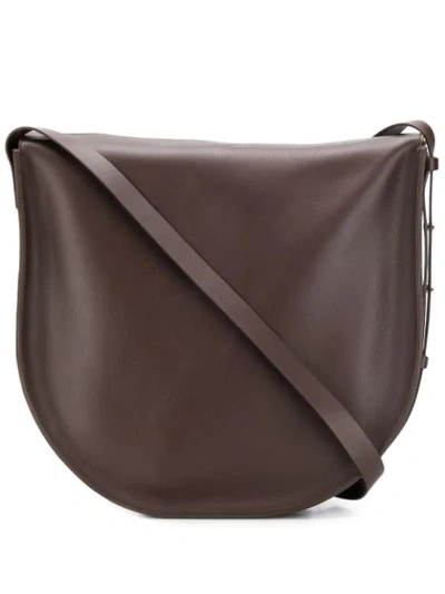 Shop Aesther Ekme Saddle Hobo Tote In Brown