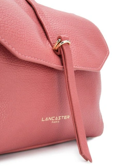 Shop Lancaster Foldover Shoulder Bag In Pink