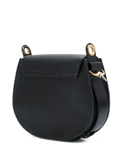 Shop Chloé Tess Shoulder Bag In Black