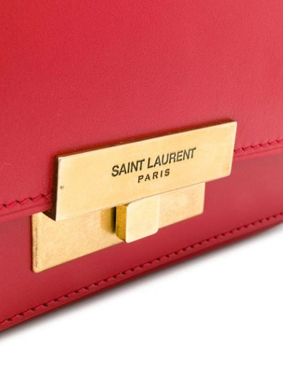 Shop Saint Laurent Betty Satchel In 6805 Red