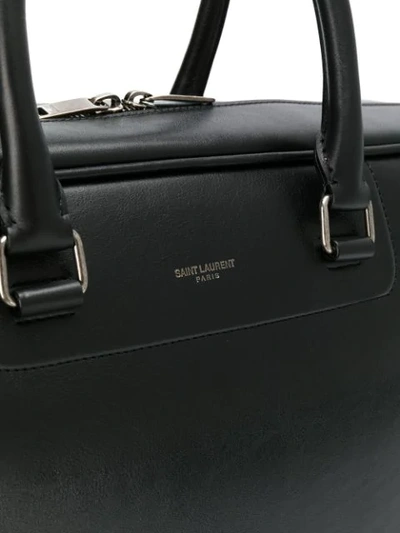 Shop Saint Laurent Briefcase Bag In Black