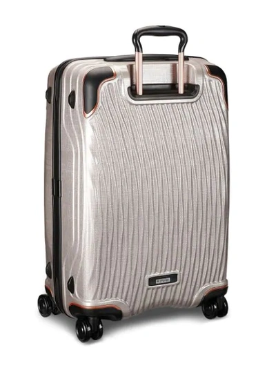 Shop Tumi Short Trip Trolley In Silver