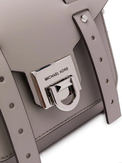 Shop Michael Michael Kors Small Manhattan Crossbody Bag - Grey