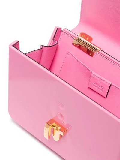 Shop Gucci Mini Sylvie 1969 Plexus Bag In Pink