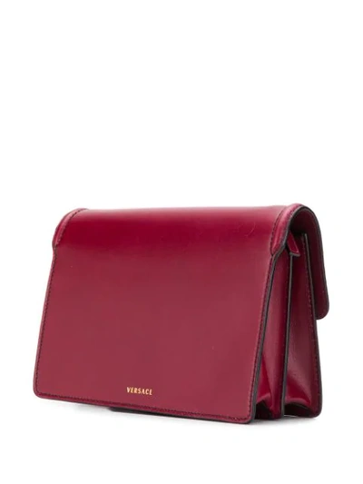 Shop Versace V-adiona Shoulder Bag In Red