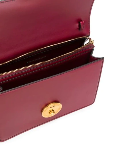 Shop Versace V-adiona Shoulder Bag In Red