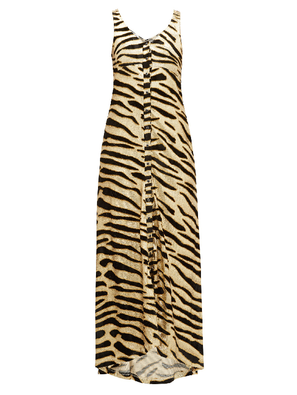 paco rabanne gold dress