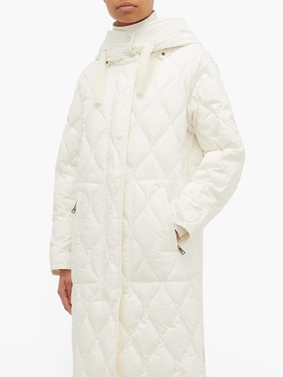 MONCLER BOUREGREG FAUX-SHEARLING OVERLAY QUILTED COAT 1280117