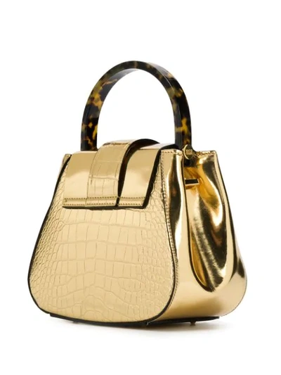 Shop Nico Giani Myria Mini Bag In Gold