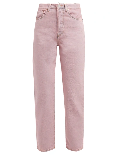 Acne Studios Mece Straight-leg Jeans In Pink | ModeSens