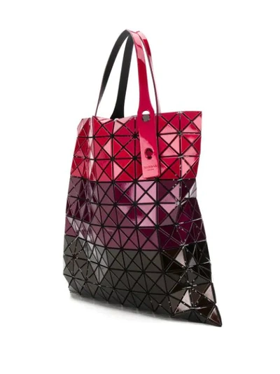 Shop Bao Bao Issey Miyake Prism Colour-block Tote In Red