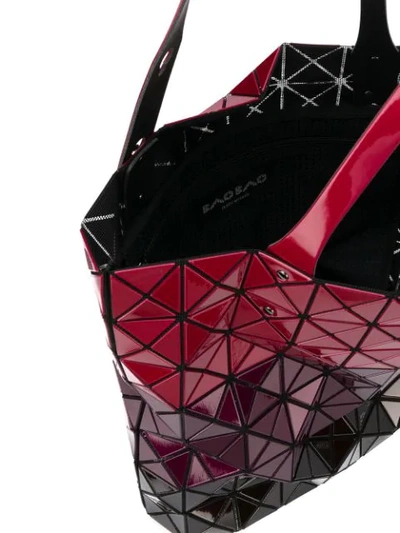 Shop Bao Bao Issey Miyake Prism Colour-block Tote In Red