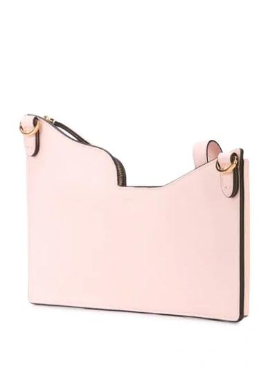 Shop Fendi Ff 3 Pocket Mini Bag In Pink