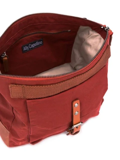 Shop Ally Capellino Francesca Satchel Bag In Red