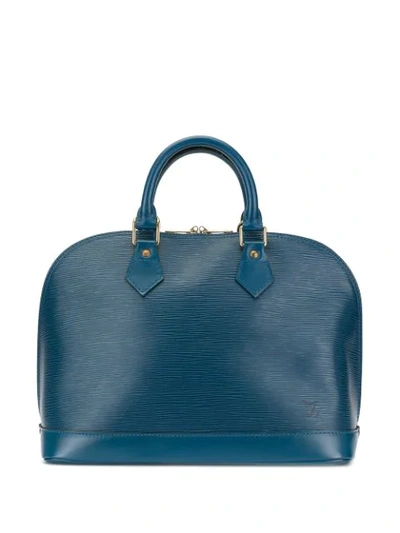 Pre-owned Louis Vuitton 1997 Alma Tote In Blue
