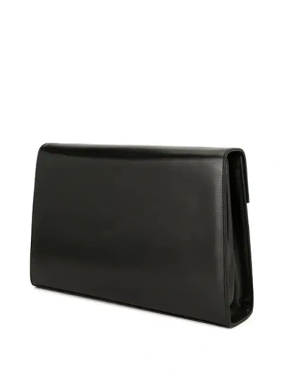 Pre-owned Gucci Lady Lock Clutch In Black