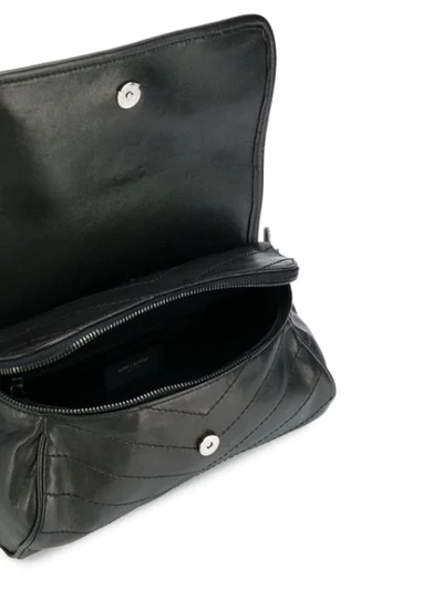 Shop Saint Laurent Niki Star Studded Shoulder Bag In Black