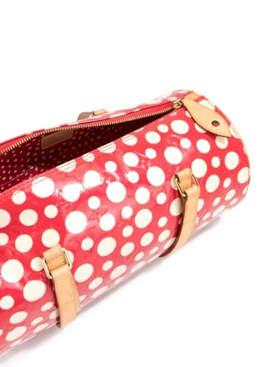 Pre-owned Louis Vuitton 2012  Vernis Dot Infinity Papillon Shoulder Bag In Red