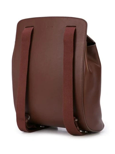 Shop The Row Leather Backpack In Brown