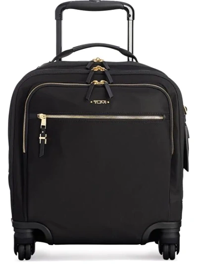 Shop Tumi Tres Leger Carry-on Trolley In Black