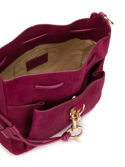 Shop See By Chloé Tony Medium Bucket Bag In Purple
