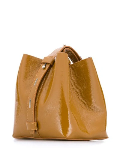 Shop Rebecca Minkoff Mini Kate Bucket Bag In Cuoio