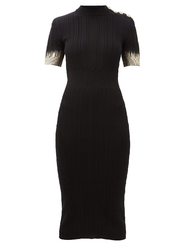 balmain midi dress