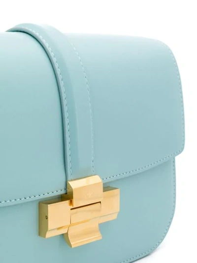 Shop N°21 Clasp-fastening Cross-body Bag In Blue