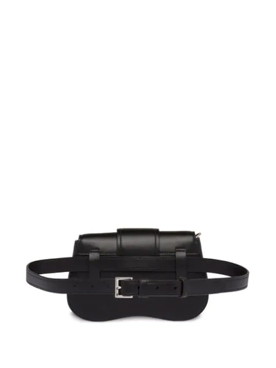 Shop Prada Sidonie Belt Bag In Black