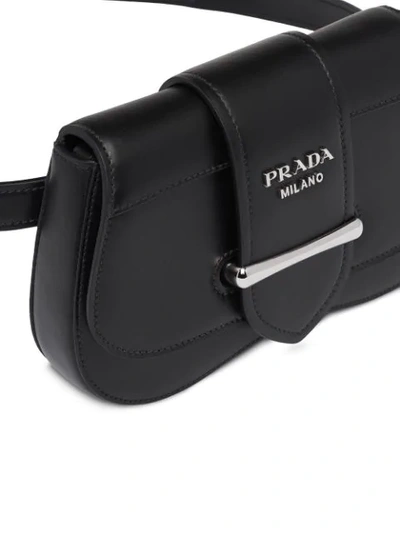 Shop Prada Sidonie Belt Bag In Black
