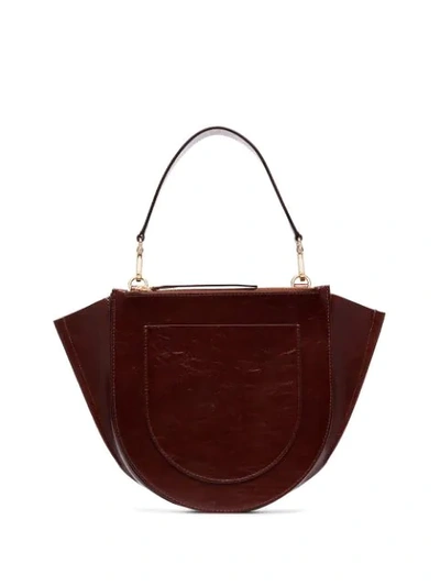 Shop Wandler Medium Hortensia Tote Bag - Red