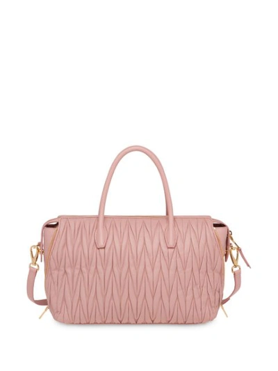 Shop Miu Miu 'avenue' Reisetasche In Pink