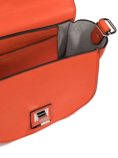 Shop Proenza Schouler Ps11 Small Saddle Bag In Red