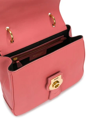 Shop Burberry The Medium Dk88 Top Handle Bag In Blossom Pink