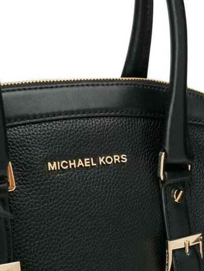 Shop Michael Michael Kors Bedford Legacy Large Tote Bag In Black