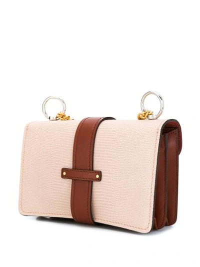 Shop Chloé Aby Chain Shoulder Bag In Pink