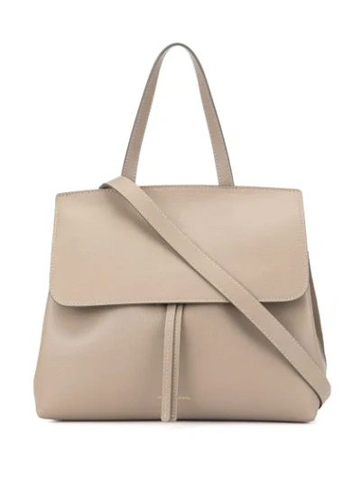 Shop Mansur Gavriel Mini Lady Bag  In Brown