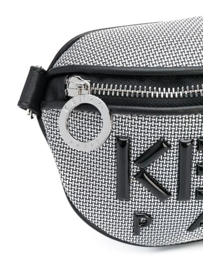 Shop Kenzo Kombo Belt Bag In Black