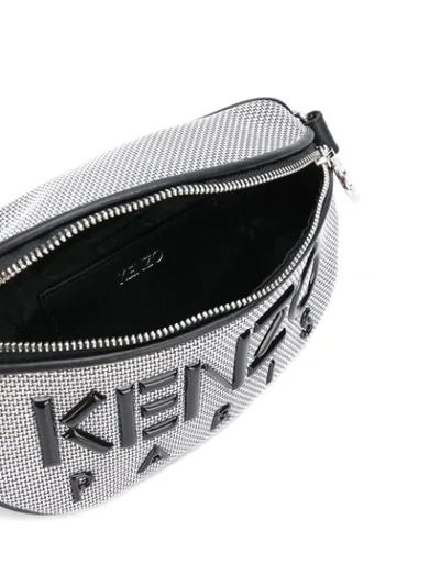 Shop Kenzo Kombo Belt Bag In Black