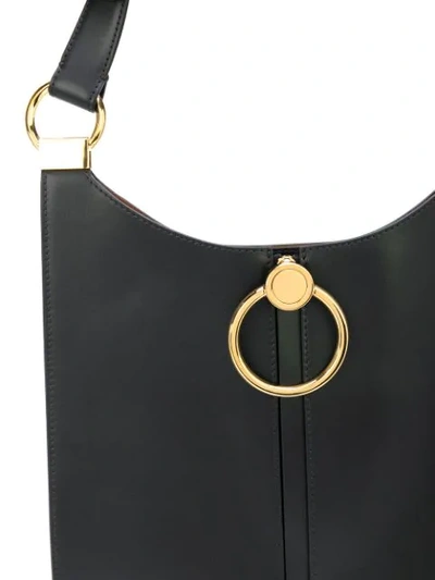 Shop Marni Earring Shoulder Bag In Black
