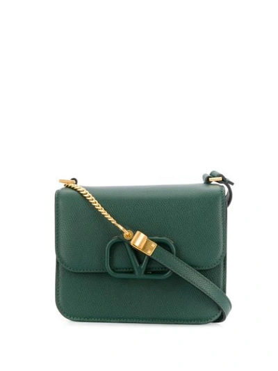 Shop Valentino Vsling Shoulder Bag In Green
