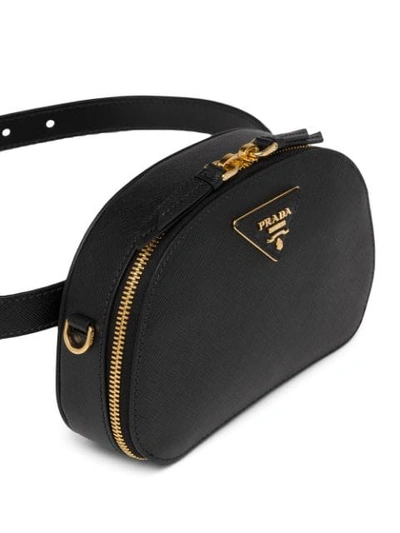 Shop Prada Odette Belt Bag In Black