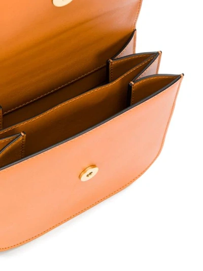 Shop Versace Virtus Dual-carry Bag In Brown