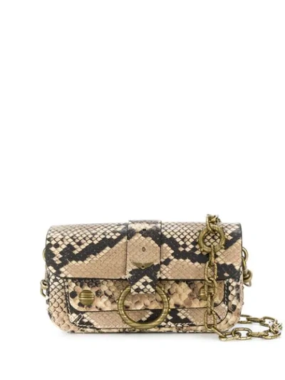 Shop Zadig & Voltaire X Kate Moss Kate Wild Wallet Bag In Neutrals